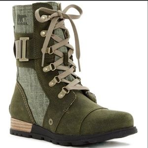 🆕🖤Sorel- Major Carly Nori Pebble Military Boots